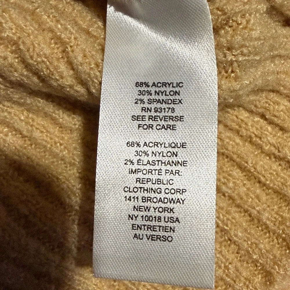 NWT House Of Harlow Ribbed Crop Turtleneck Sweater Size Large